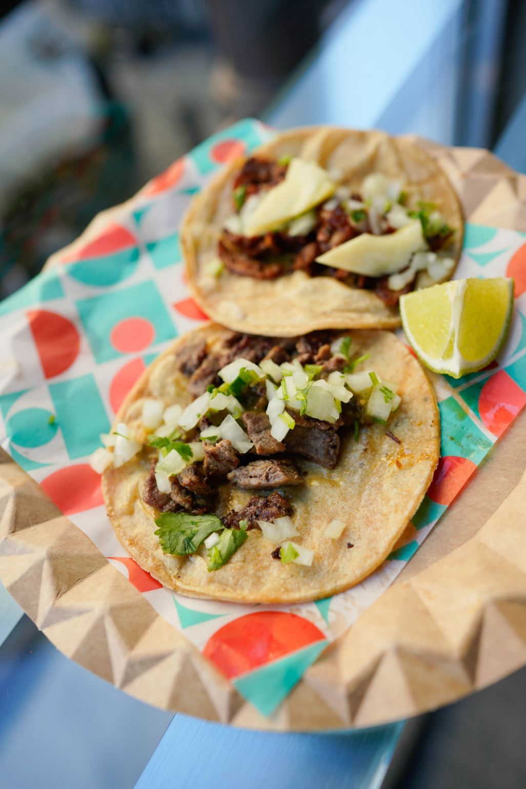This is a picture of street tacos.